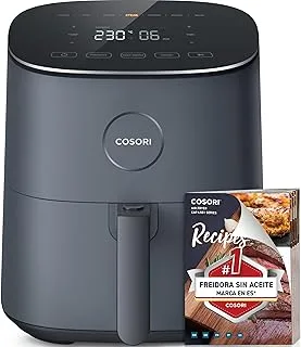 COSORI Freidora de Aire Duradera 4,7L, Máxima 230 °C, Air Fryer con 30+ Recetas en Español, 9 Programas, Diseño Moderno y Elegante, Silenciosa, Panel Táctil Sencillo, Gris, L501