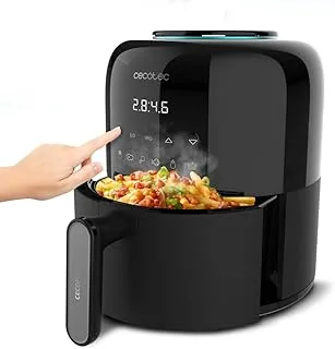 Cecotec Freidora de Aire sin Aceite de 2,5L Air Fryer Cecofry Pixel 2500 Touch. 1200W, Táctil y Compacta, Temporizador, Control Temperatura, Tecnología PerfectCook, Pies Anti-deslizantes