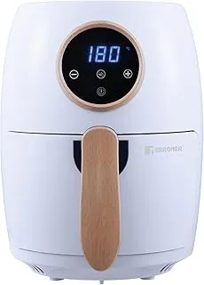 Bergner Copper - Freidora de Aire 2 litros – 1300w - Temporizador 30 Minutos - Temperatura Ajustable - Cesta y Revestimiento Antiadherente - Air Fryer Segura Al Tacto - Sin apenas Aceite, Cobre