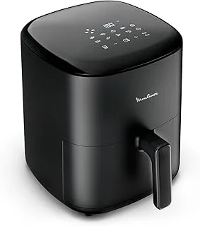 Moulinex Easy Fry Max 5L – Freidora aire para cocinar en poco tiempo, ahorro energético hasta 70%, panel control intuitivo, 10 programas automáticos,para 6 personas, recetario digital, EZ2458